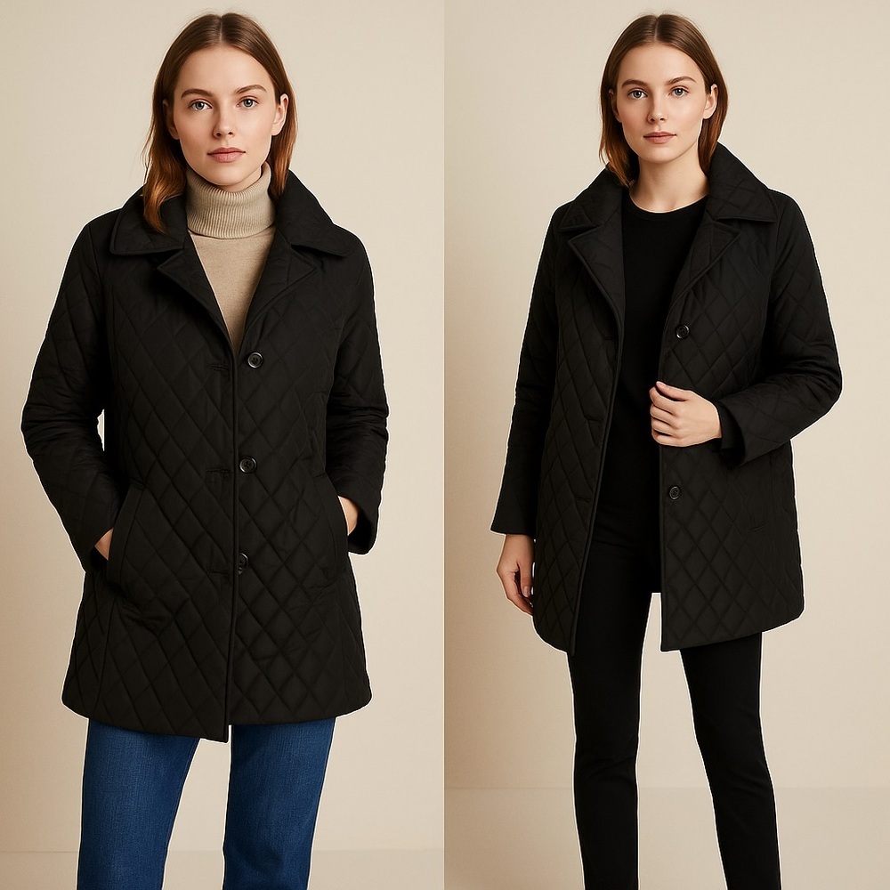 Gallery Black Pea Coat